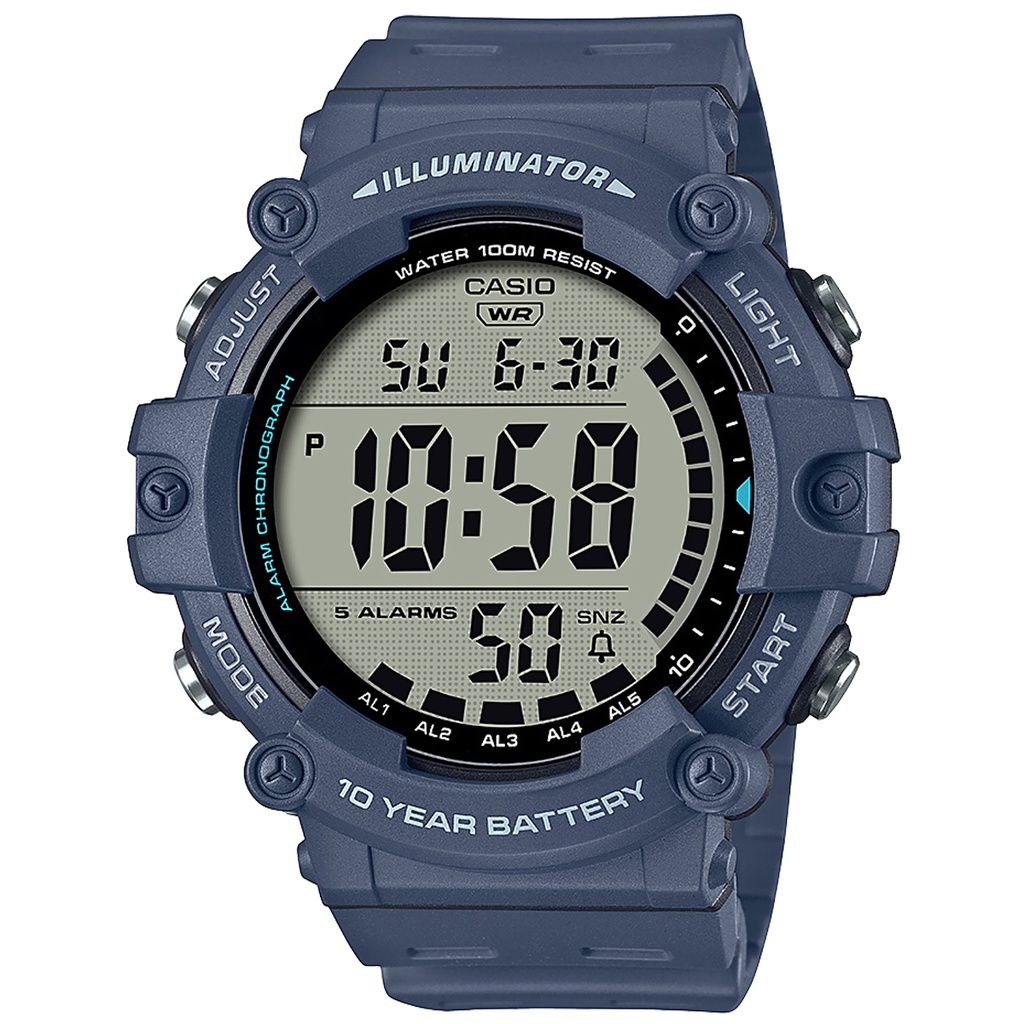 Casio LARGE LCD HD DIGI NAVY AE-1500WH-2AVCF