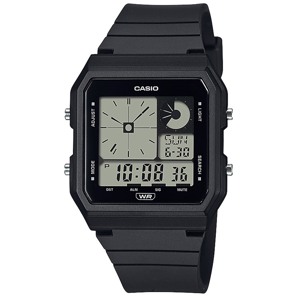 Casio LADIES DIGI RESIN BLK  LF-20W-1ACF