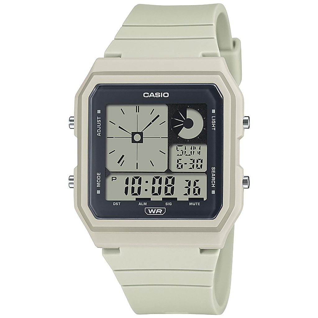 Casio LADIES DIGI RESIN IVORY LF-20W-8ACF