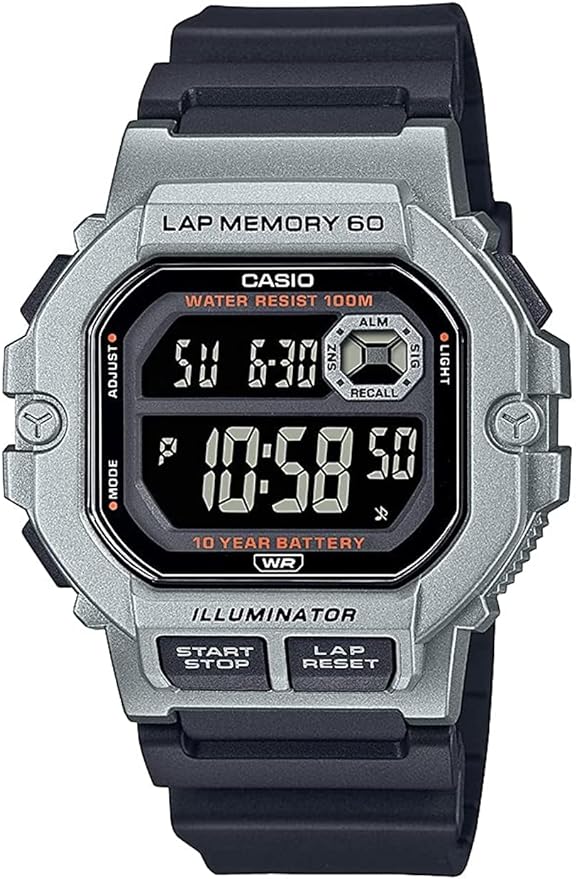 HD SPORTS DIGITAL RESINA NEGRO CASIO WS-1400H-1BVCF