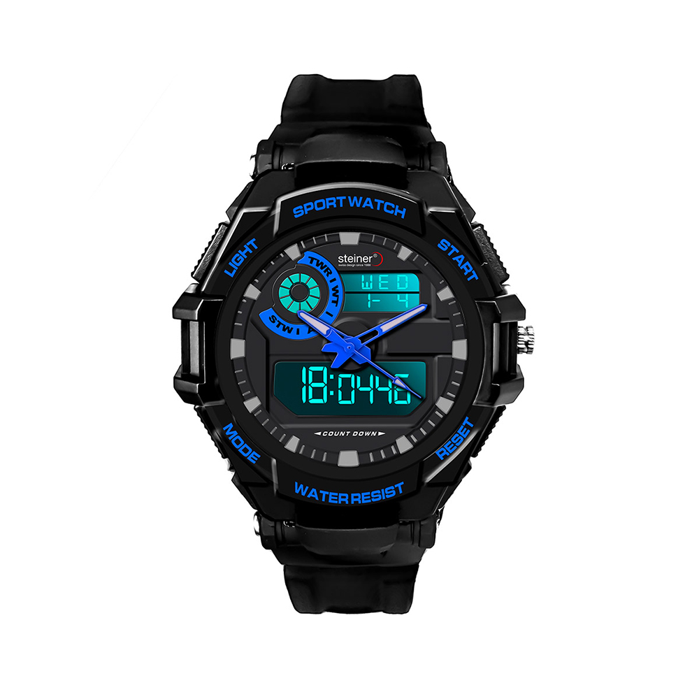 RELOJ Steiner  CAB BLACK/BLU ST23173SK