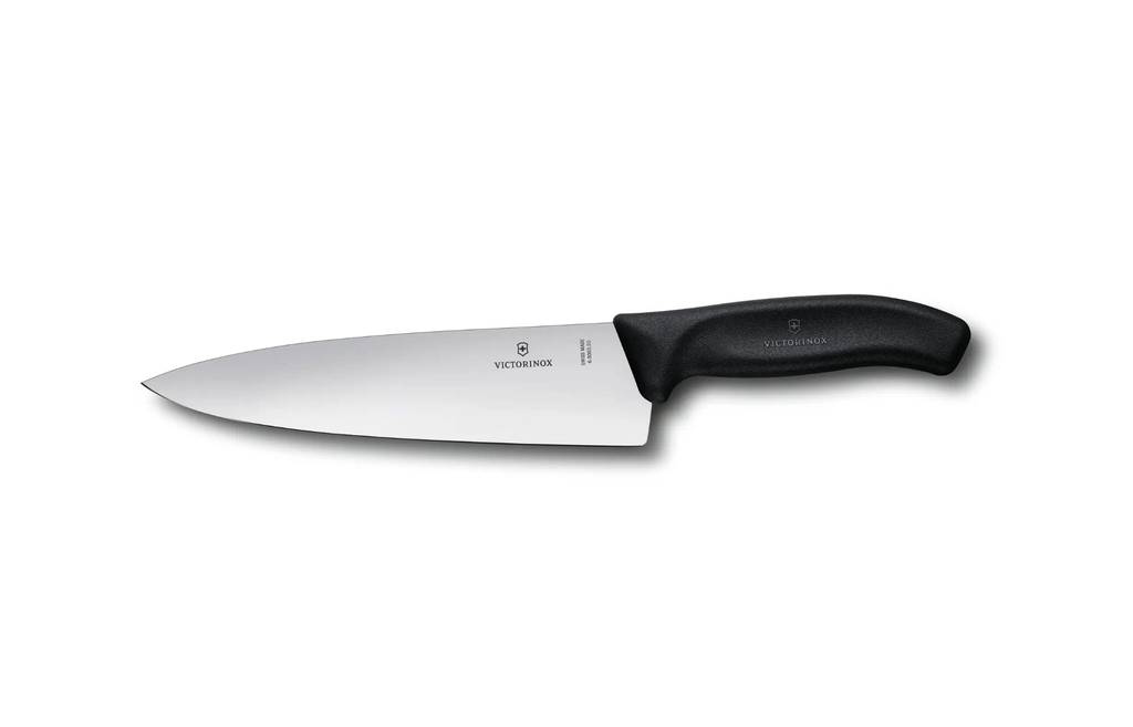 SwissClassic, cuchillo de trinchar, normal 20cm negro Victorinox 6.8063.20G