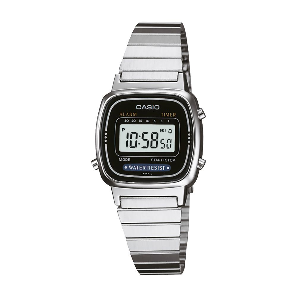 Casio Ladies Digital Metal LA670WA-1VT