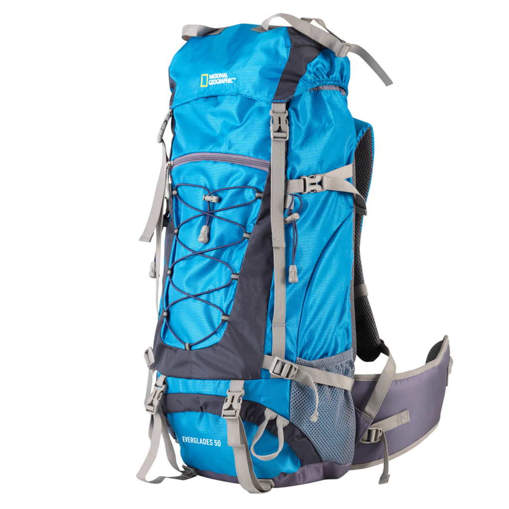 MOCHILA MONTAÑA EVERGLADES 50L azul MNG8501