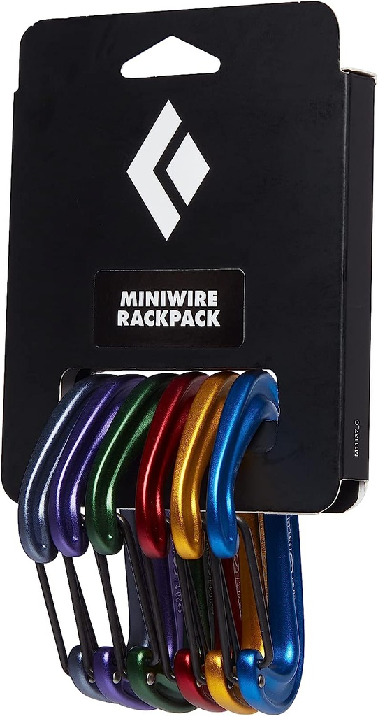 Miniwire Rackpack Mosquetones, Black Diamond, BD3811290000ALL1