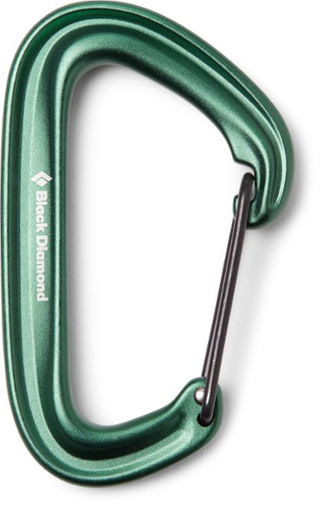 Mosqueton, LITEWIRE CARABINER, Verde, Black Diamond BD2102343005ALL1