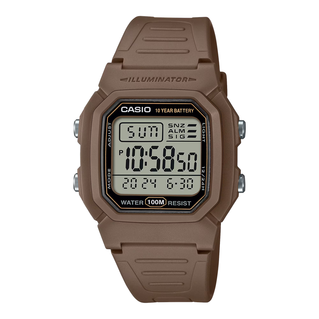 Reloj Casio Square Resin Brn W-800H-5AVCF