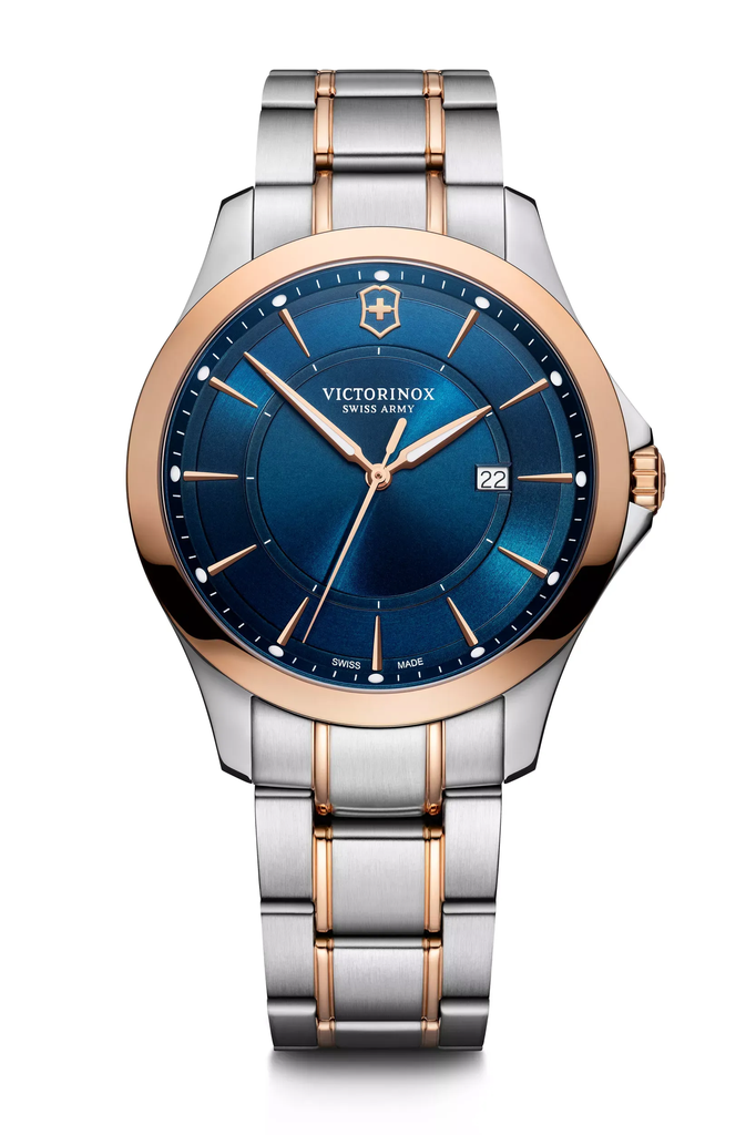 Reloj Victorinox Alliance blue dial Rose-gold 241911