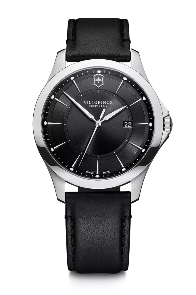 Reloj Victorinox Alliance black dial leather 241904