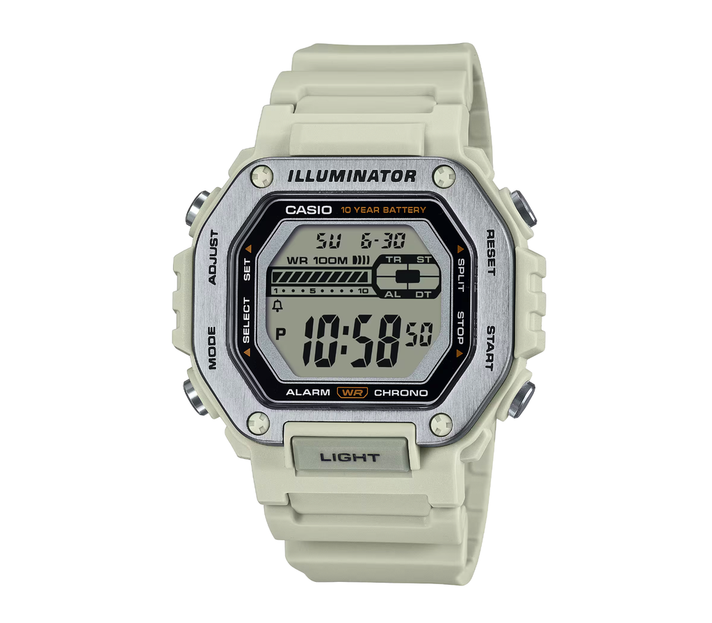 RELOJ M'S 10 YR SQUARE DIGITAL RESIN, CASIO MWD-110H-8AVCF