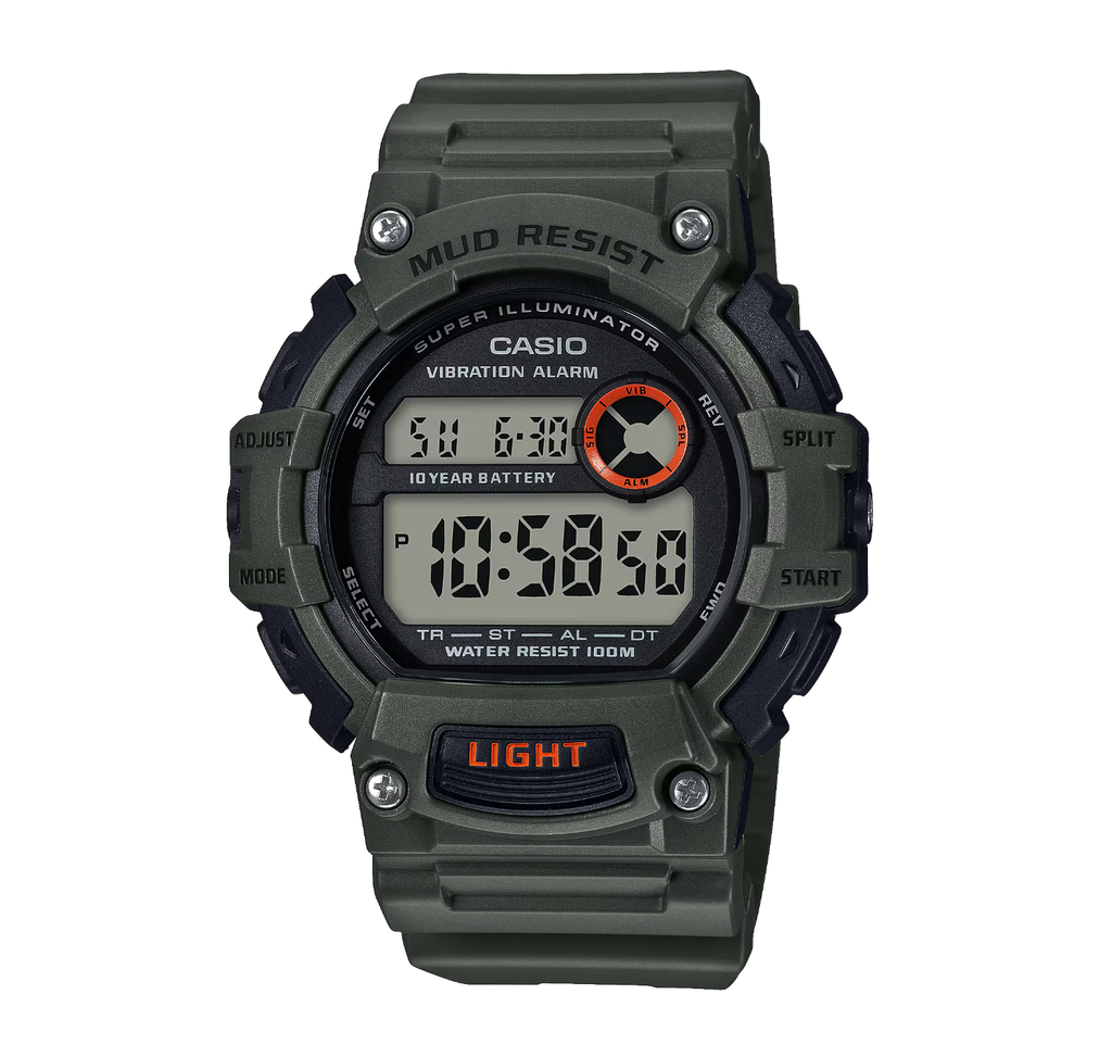 RELOJ RESIST RESIN VERDE, CASIO TRT-110H-3AVCF