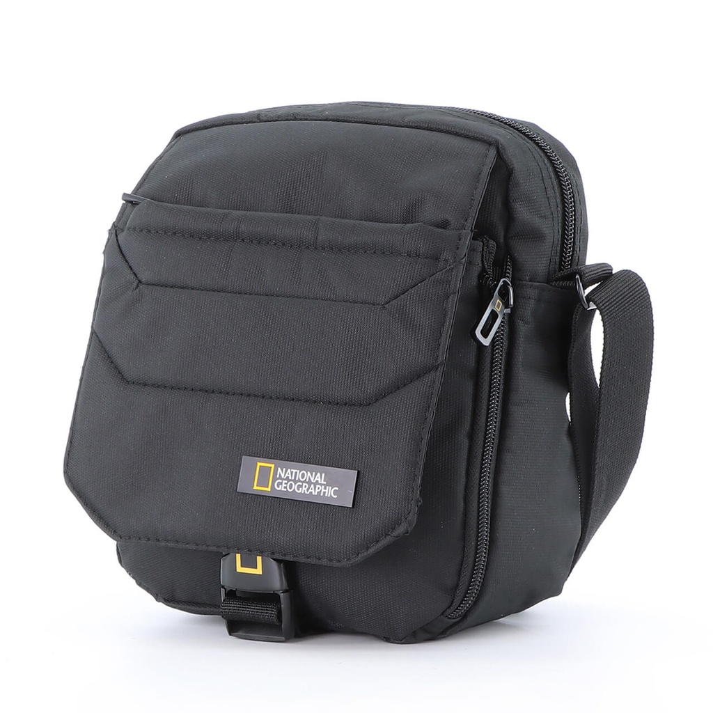 Bolso de viaje Nat Geo, Utility Bag Front Expander, PRO 3 L, RESIST AL AGUA, NEGRO