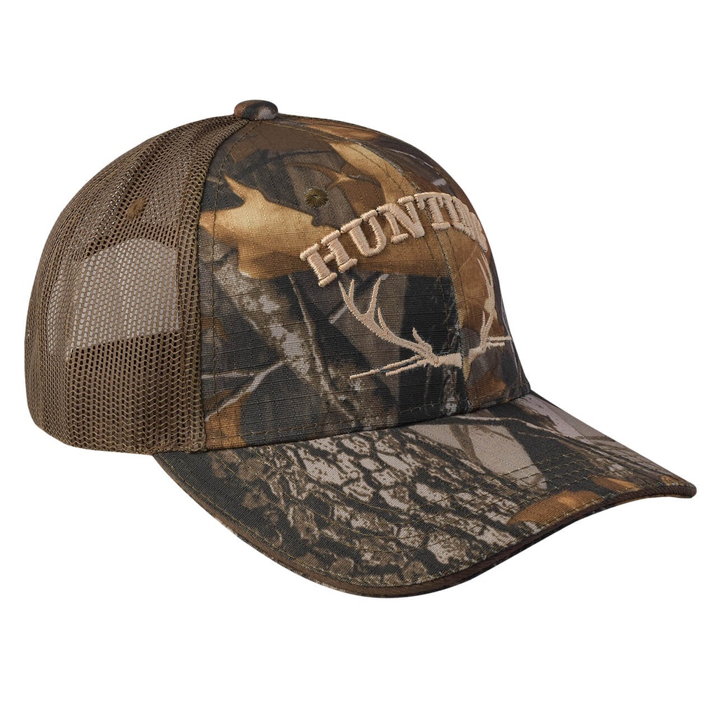 GORRA SANDWICH CON MALLA Y AJUSTADOR DE VELCRO CAFE/ CAMUFLAJE/ HUNTING WALLIS C9213186
