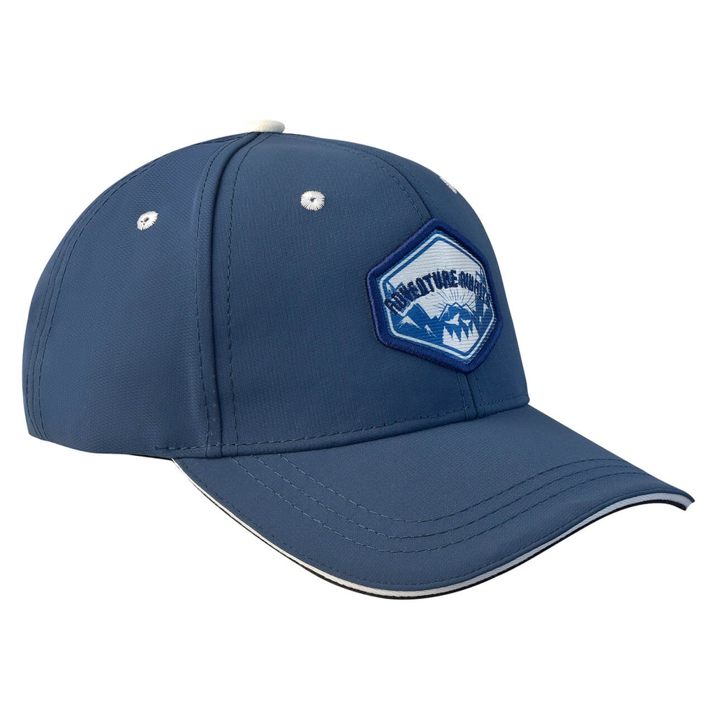 GORRA SANDWICH CON AJUSTADOR DE VELCRO ADVENTURE AWAITS AZUL WALLIS C9202190