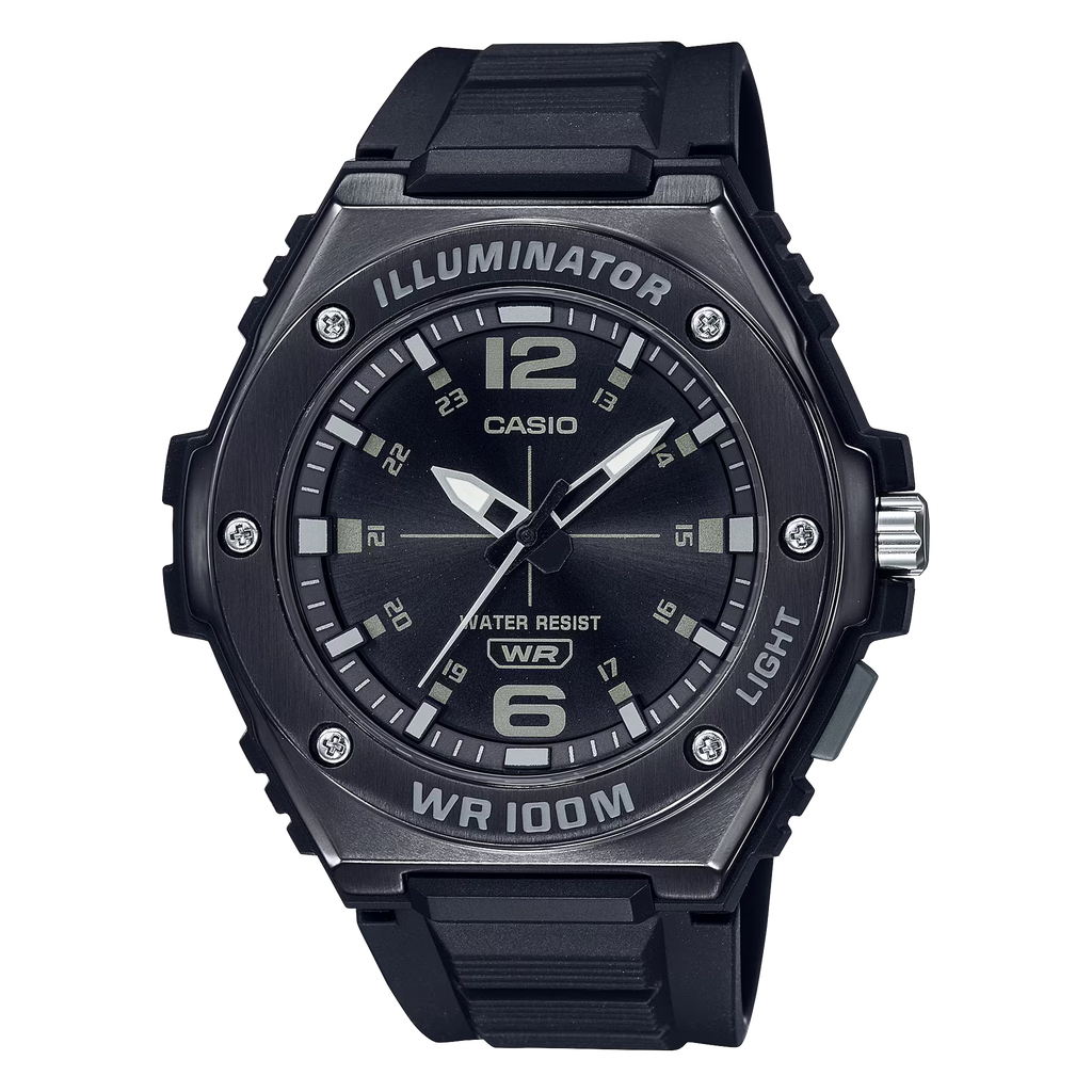 CASIO MEN'S A RSN BLK/BLK MWA-100HB-1AVCF