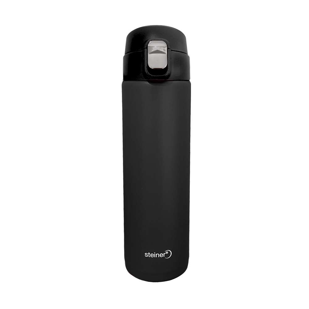 TERMO ACERO INOX 500 ML NEGRO STEINER OU-19088BLK