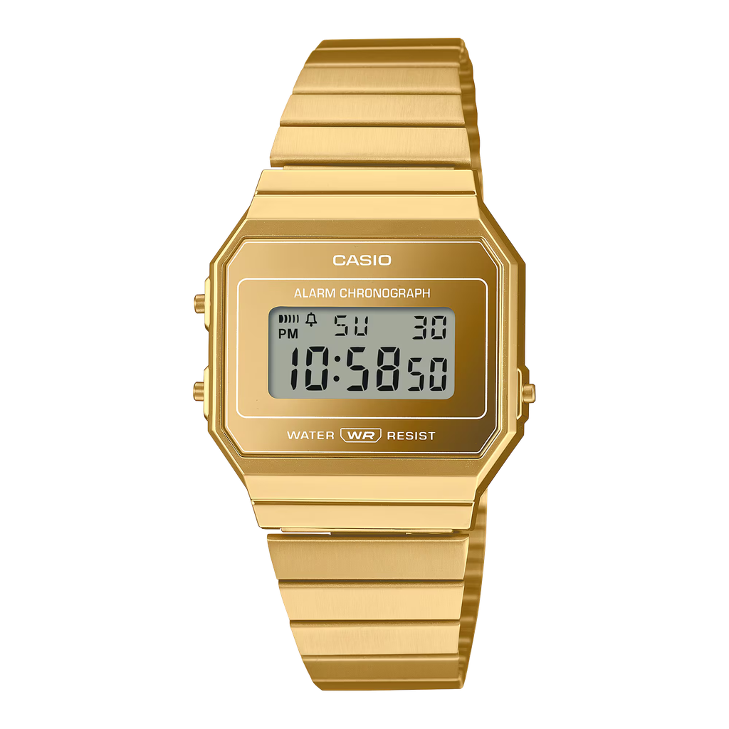 Vintage Digital Metal GLD A700WEVG-9AVT