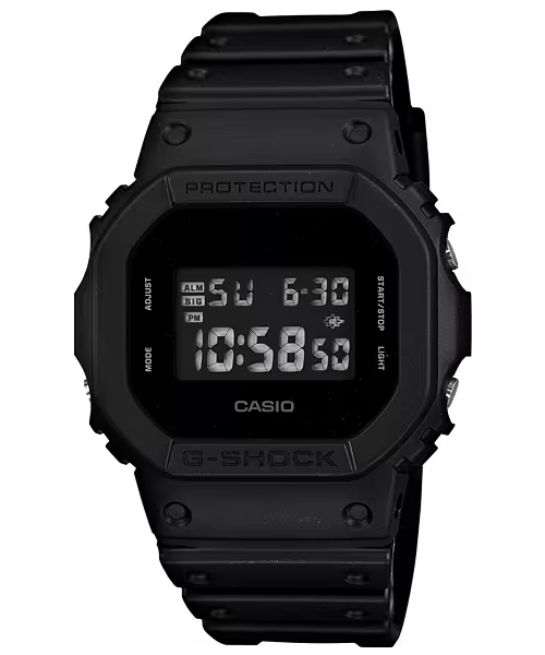 G-Shock Digital Resin BlackOut BLK DW-5600BB-1CR