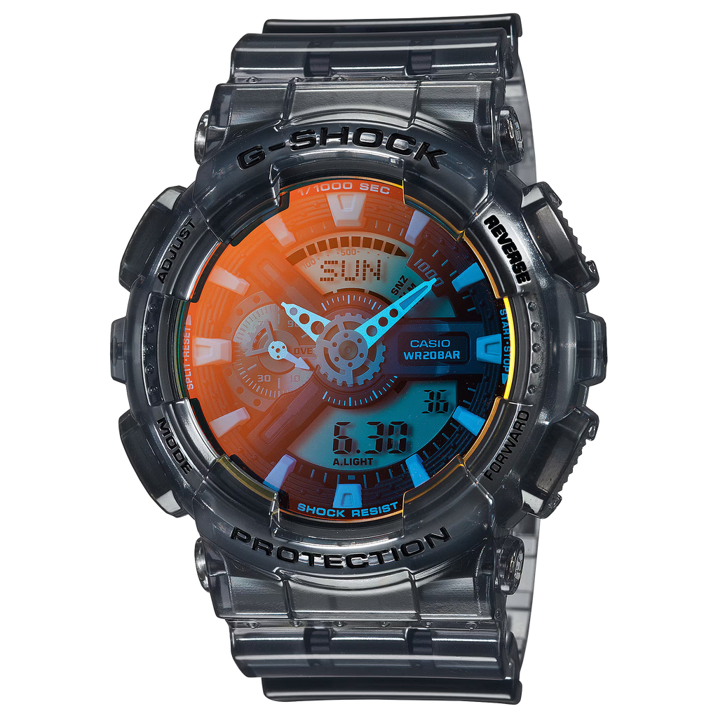 G-Shock AD Resin GY/RD GA-110TLS-8ACR