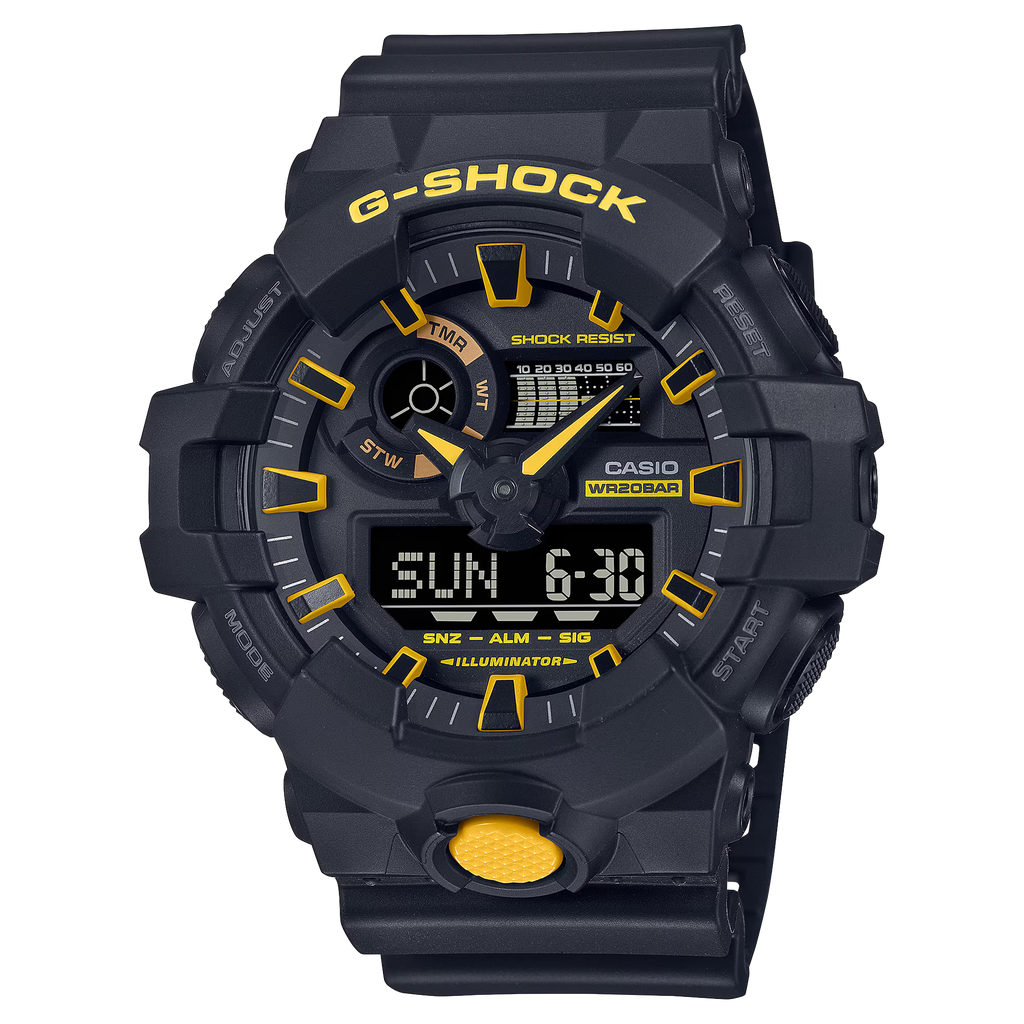 G-Shock Resin BK/YL GA-700CY-1ACR