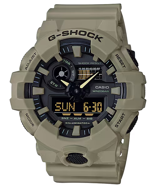 G-Shock FrontButton Beige GA-700UC-5ACR