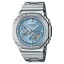 G-Steel SS Plata/Banco CASIO GM-2110D-2ACR