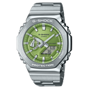 G-Steel AD SS SIL/GRN  CASIO GM-2110D-3ACR