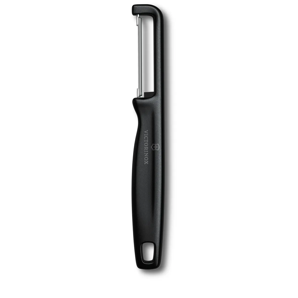 Pelador Iota Victorinox recto doble filo negro 6.0942.3