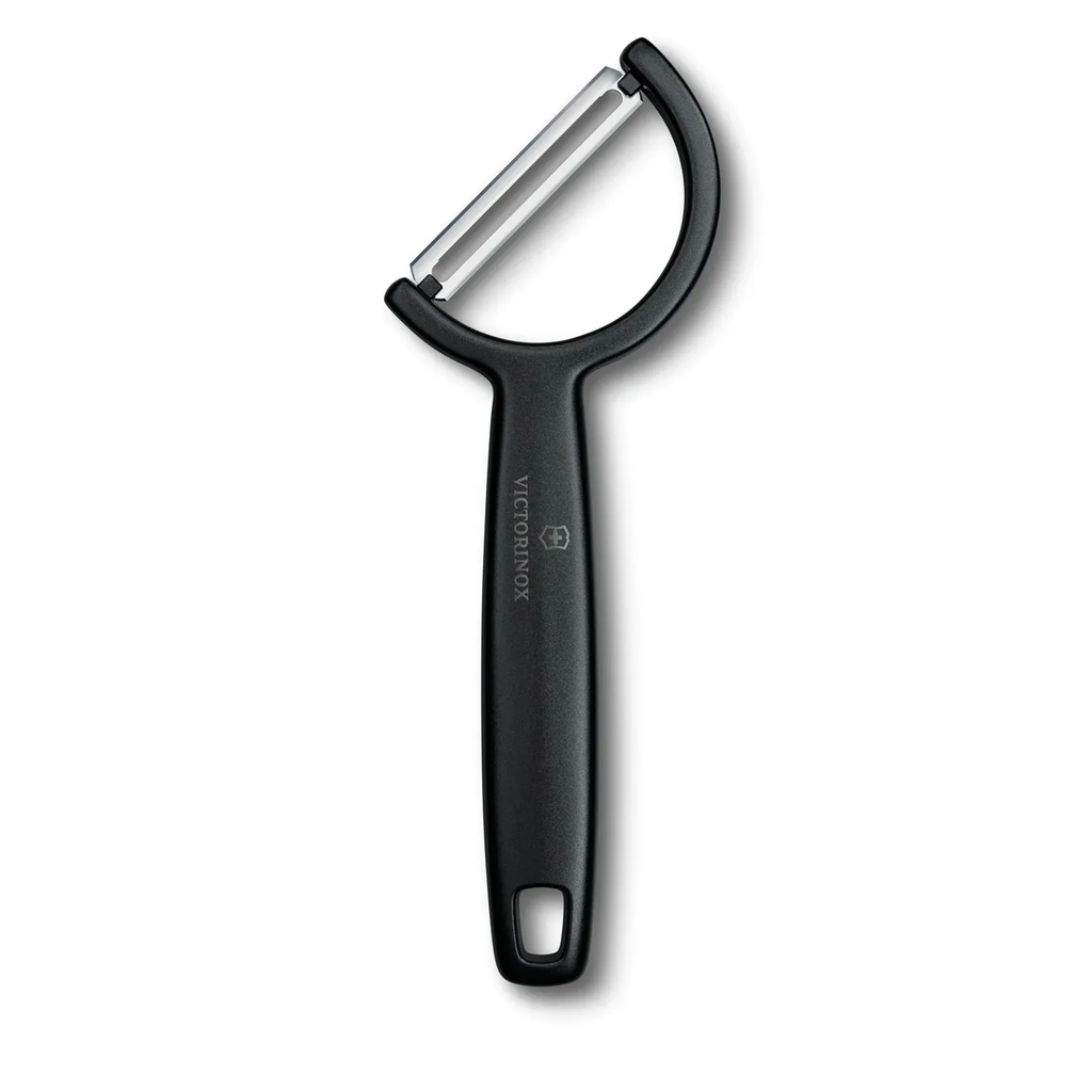 Pelador Rho Victorinox recto un solo filo negro 6.0950.3