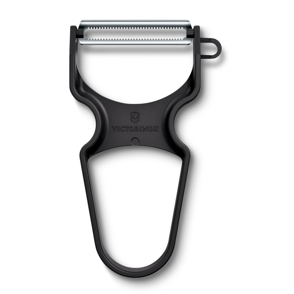 RAPID Peeler, PP, black, serrated edge  6.0933.3