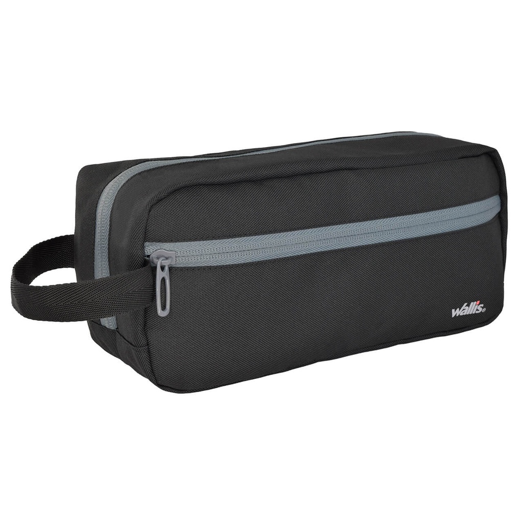 Neceser con correa para mano, negro Wallis P0303317