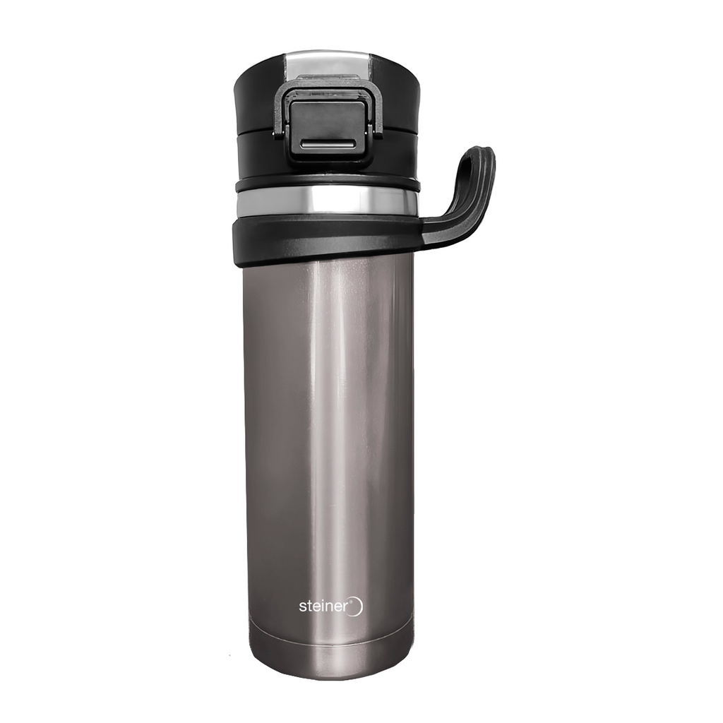 TERMO AC INOX, DOBLE PARED, PLATA,450ML XG-7024SLV