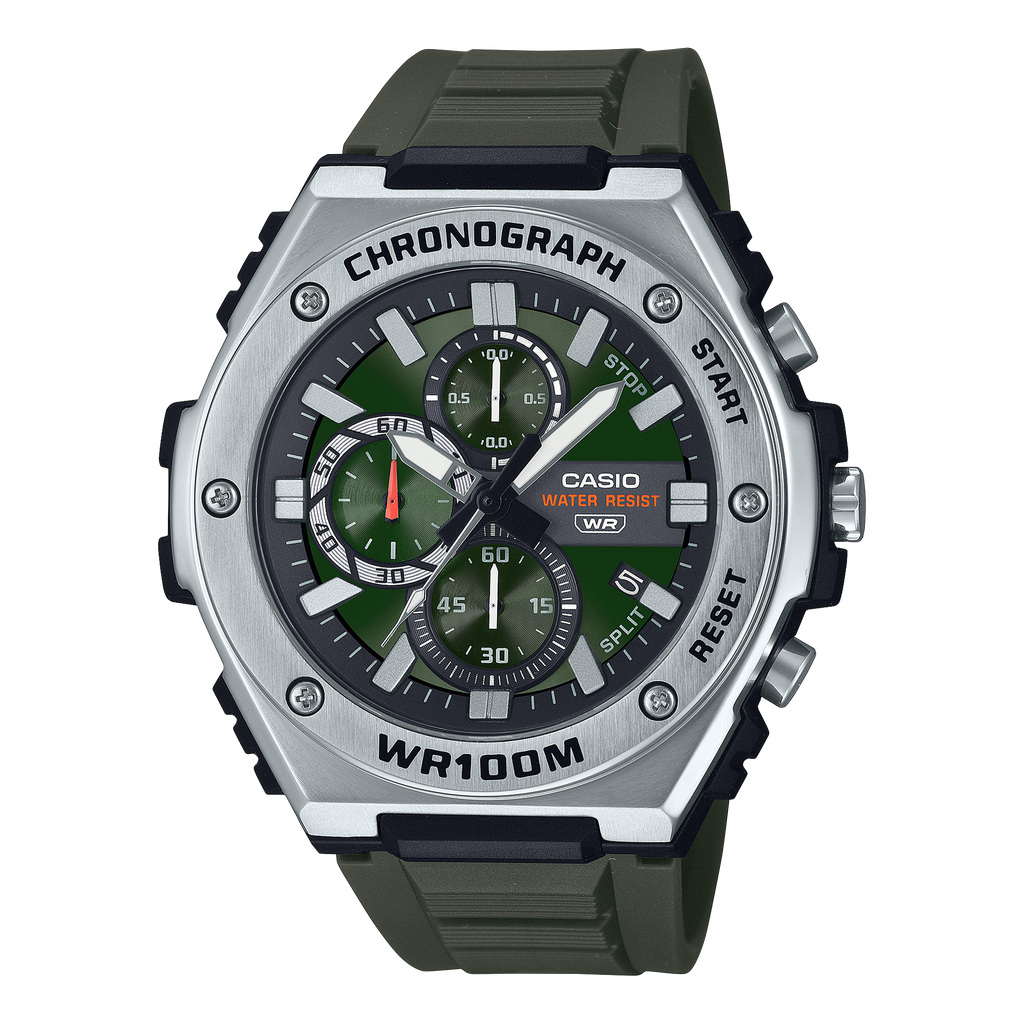 CHRONO ANA RSN GRN MWA-300H-3AVCF