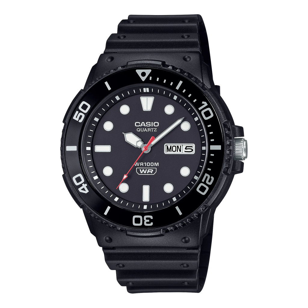 Mens Analogo Alum Resin BLK BLU MRW-230H-1E1VCF