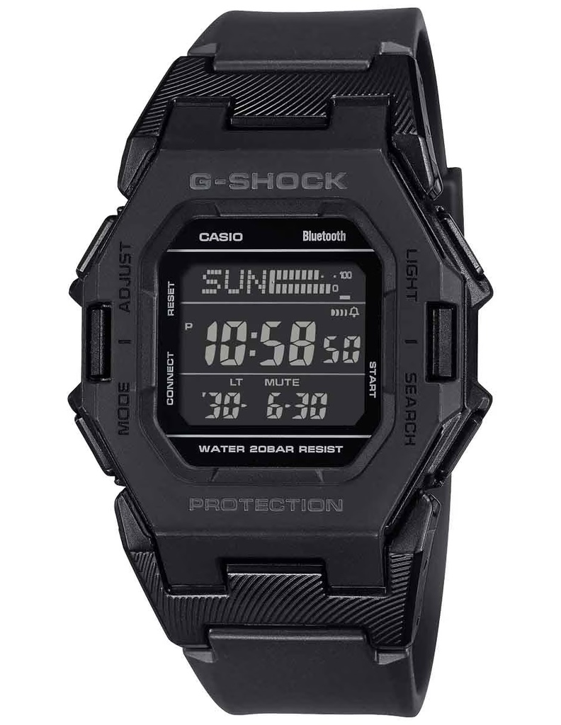 G-SHOCK DIGITAL RESIN BT S.TRACER BLACK CASIO GD-B500-1CR