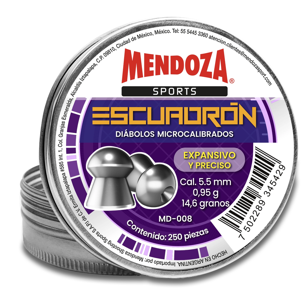 Diabolo  Escuadrón Cal. 5.5 x 250 MD-008