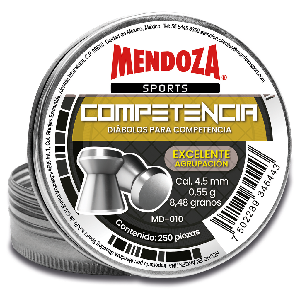 Diabolo Competencia Cal. 4.5 x 250 MD-010