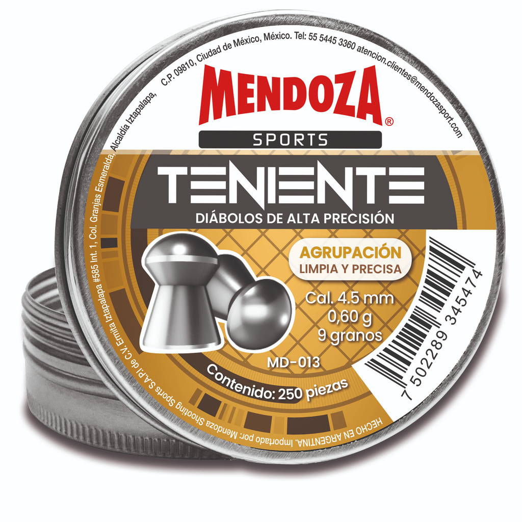 Diabolo Teniente Cal. 4.5 x 250 MD-013