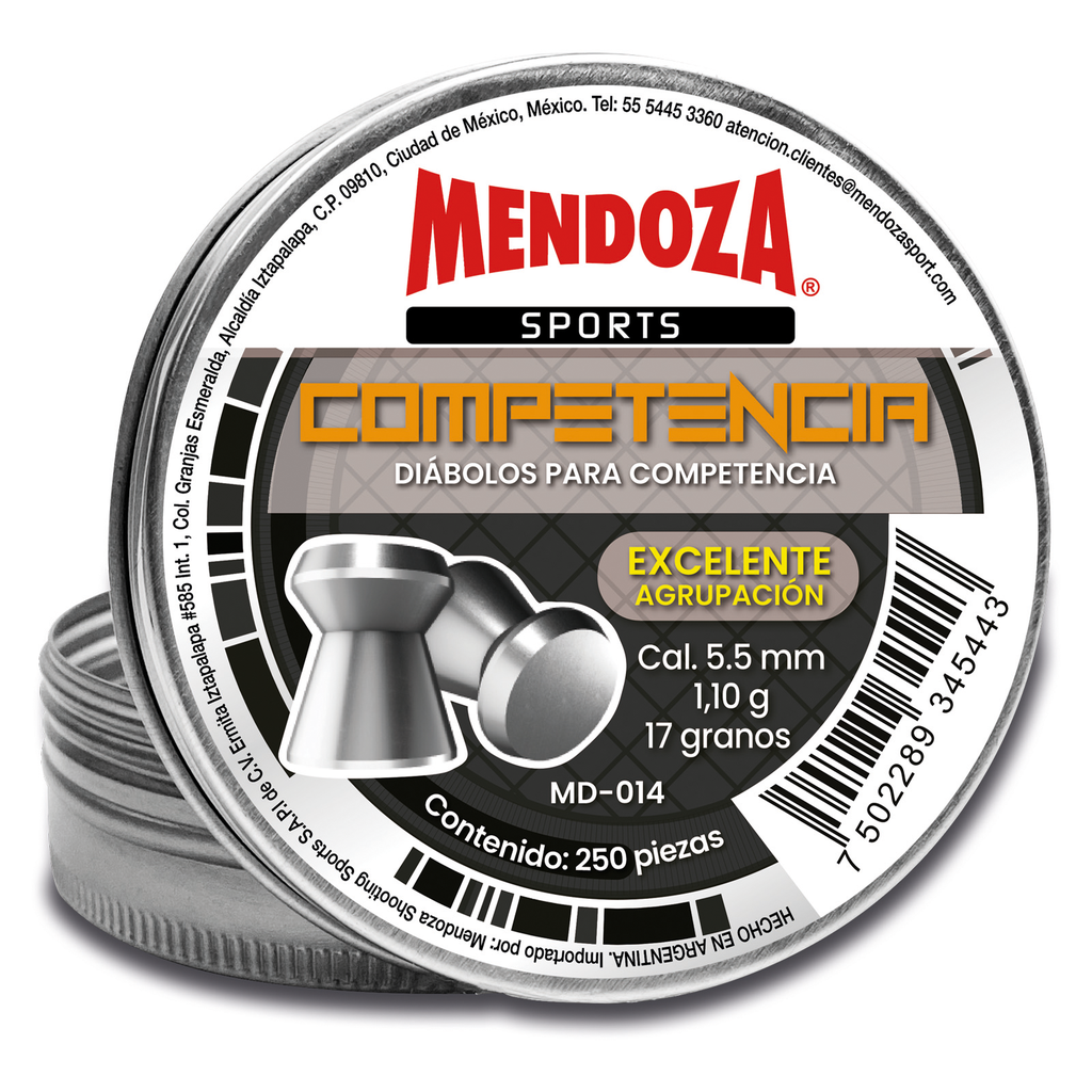 Diabolo Competencia Cal. 5.5 x 250 MD-014