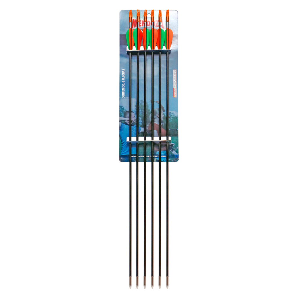 Flechas de Fibra de Vidrio 28" Paq. c/6 MAR-026