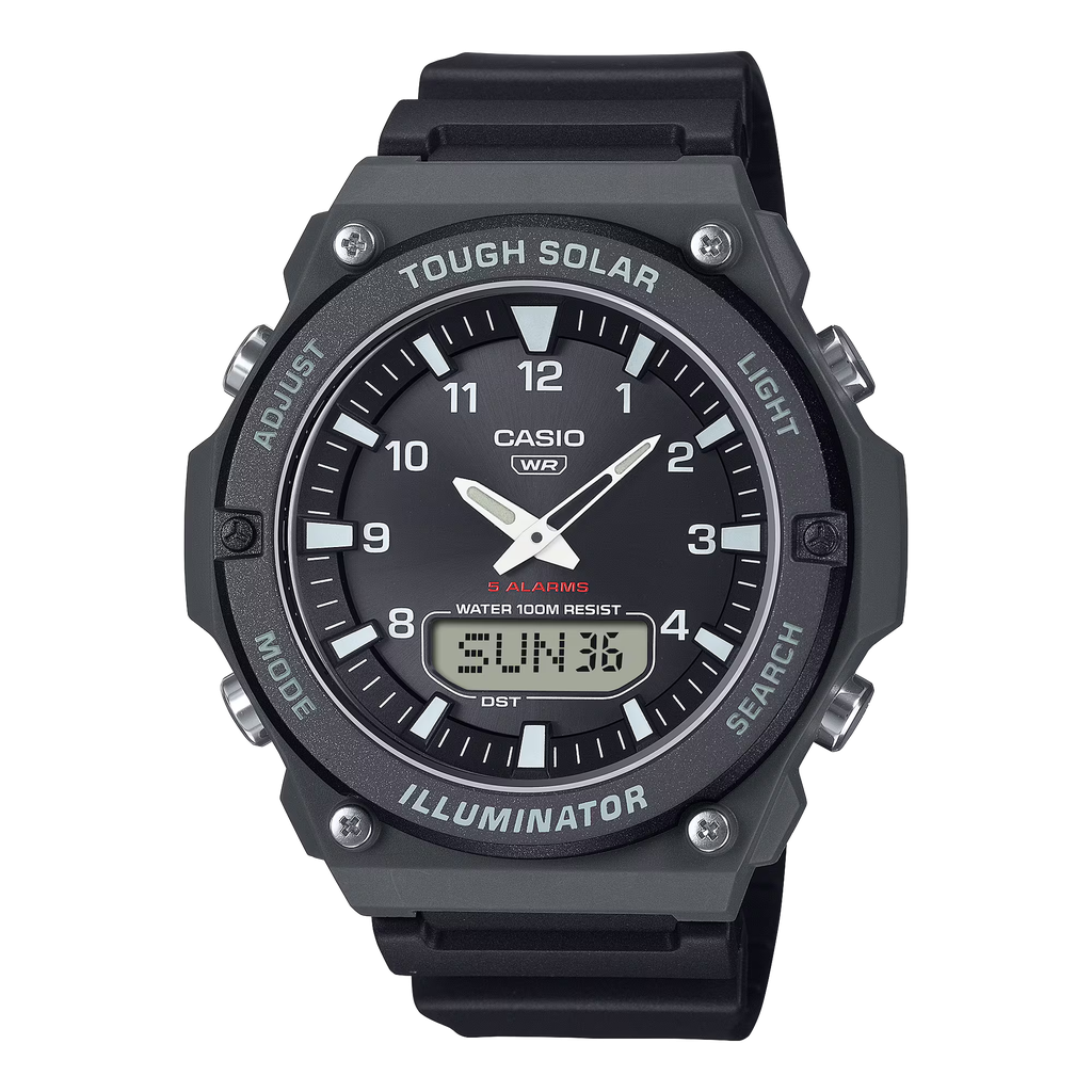 Casio SOLAR HD COMBI RESIN BLK AQ-S820W-1AVCF