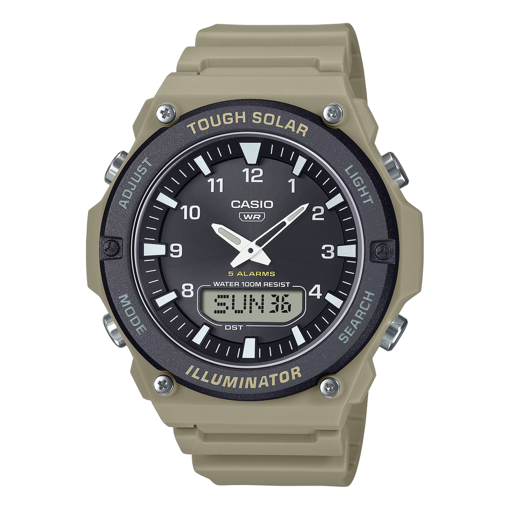 Casio SOLAR HD COMBI RESIN TAN AQ-S820W-5AVCF
