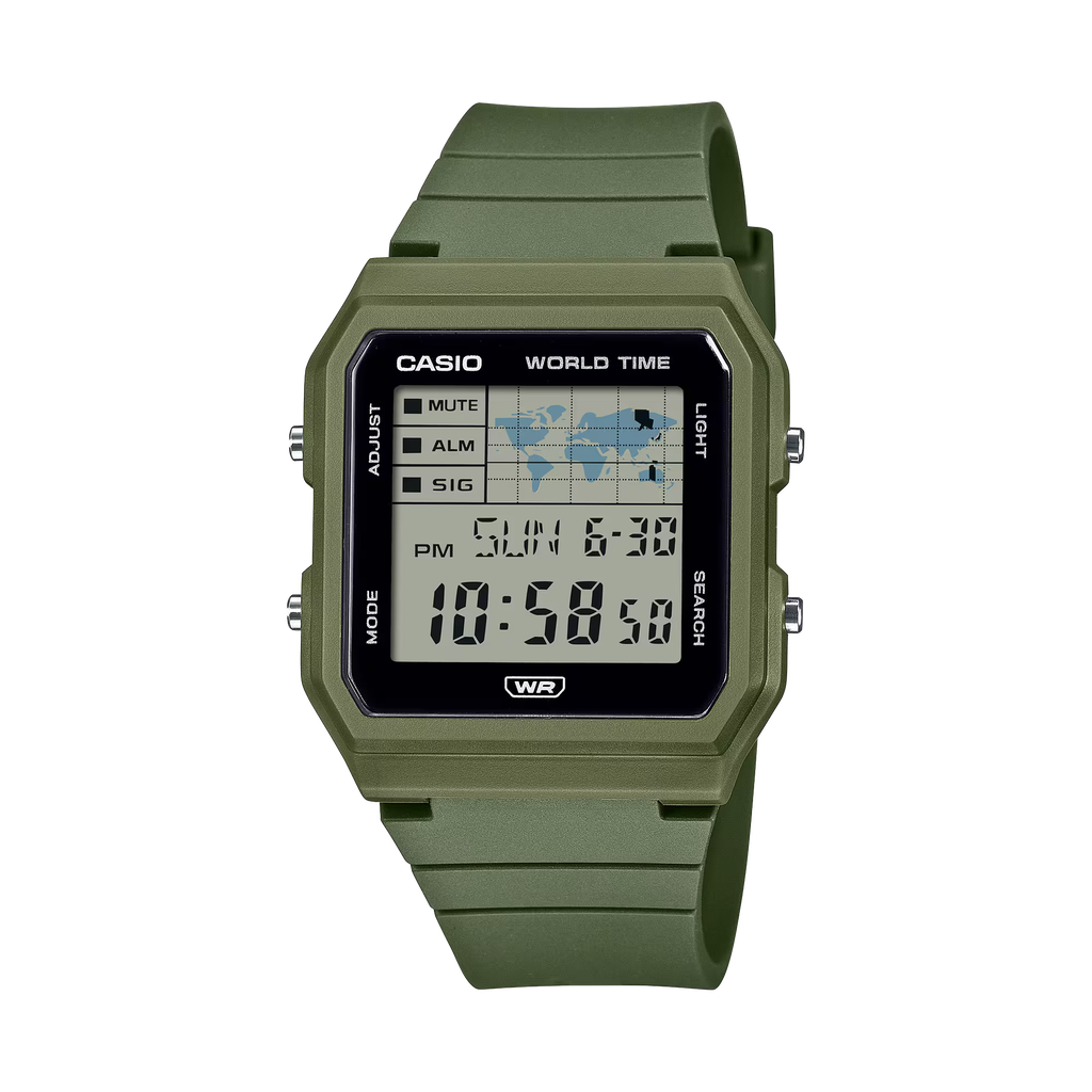 Casio World Map DIGI GRN LF-30W-3ACF
