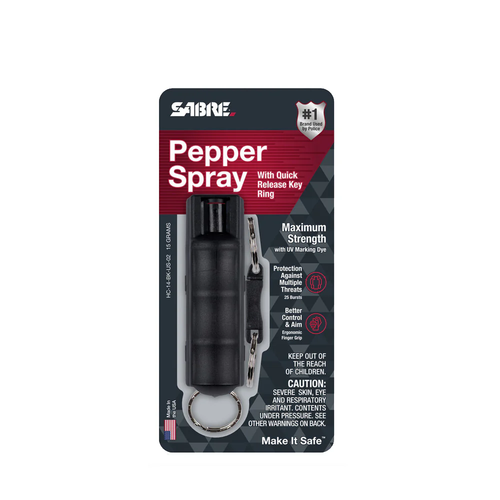 GAS PIMIENTA LLAVERO DURO QUICK 15 GRMS. NEGRO HC-14-BK-US-02
