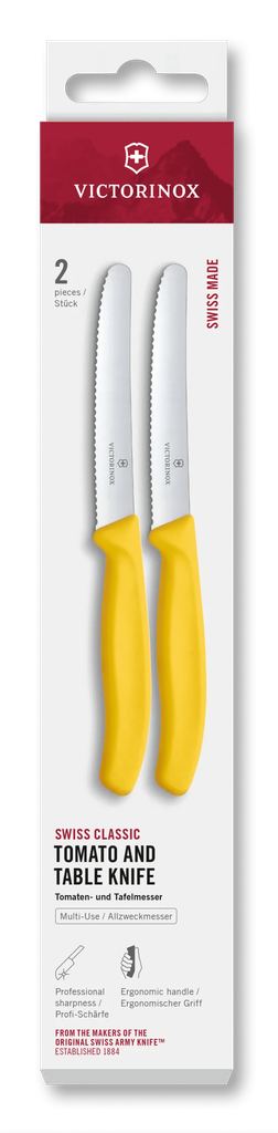 Cuchillos para tomate y de mesa Swiss Classic 2 pza 6.7838.2C1