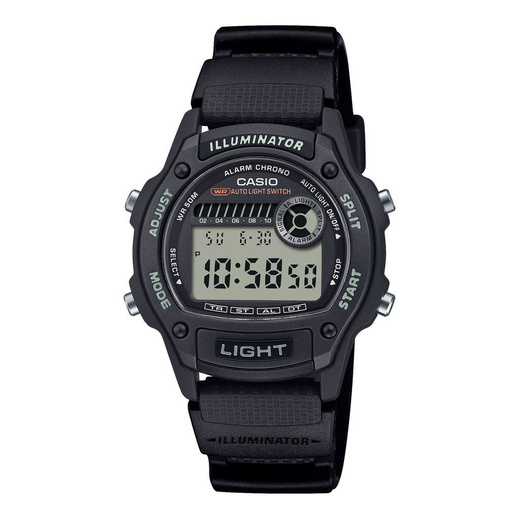 MID-SIZE DIGI RESIN BLK/BLK W-220H-1AVCF