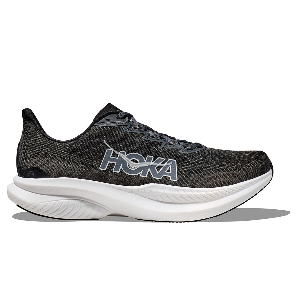 HOKA MACH 6 BLACK / WHITE MEN 1147790-BWHT Speed Run
