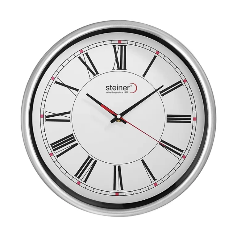 RELOJ PARED ANÁLOGO,30CM,BLANCA,PLAT/NG STWA25-6253WH