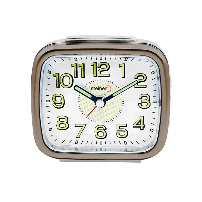 RELOJ DESPERTADOR ANÁLOGO,8.5C,LUZ,ROSA TB564PK
