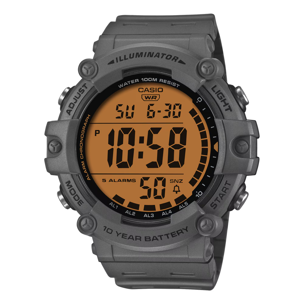 Color LCD DIGI Resin GRY ORG AE-1500WHC-8AVCF